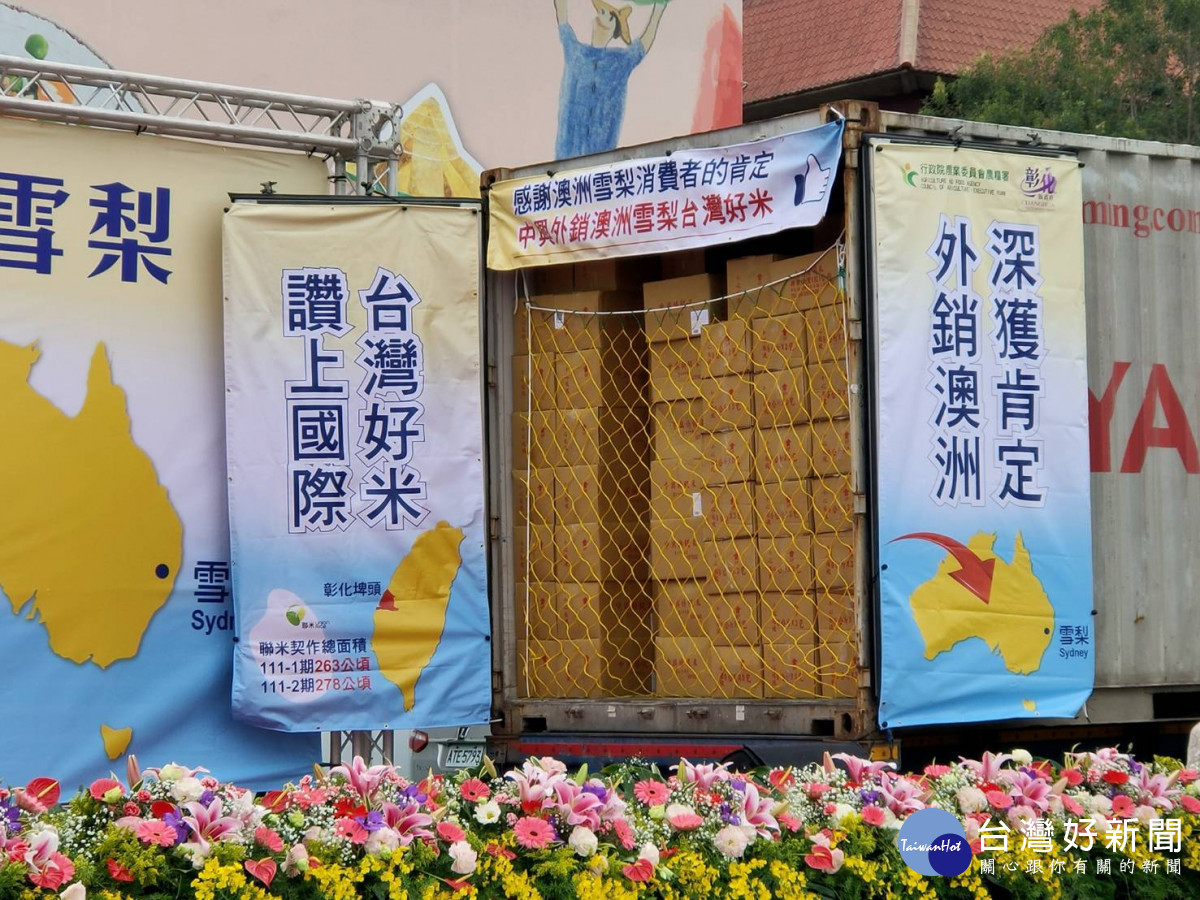 臺灣米讚上國際,「中興米」外銷澳洲180公噸成績亮眼。圖記者鄧富珍攝