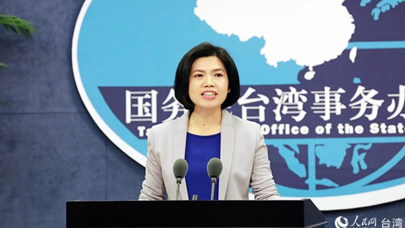 國台辦國台辦發言人朱鳳蓮。資料畫面/翻攝自國台辦推特