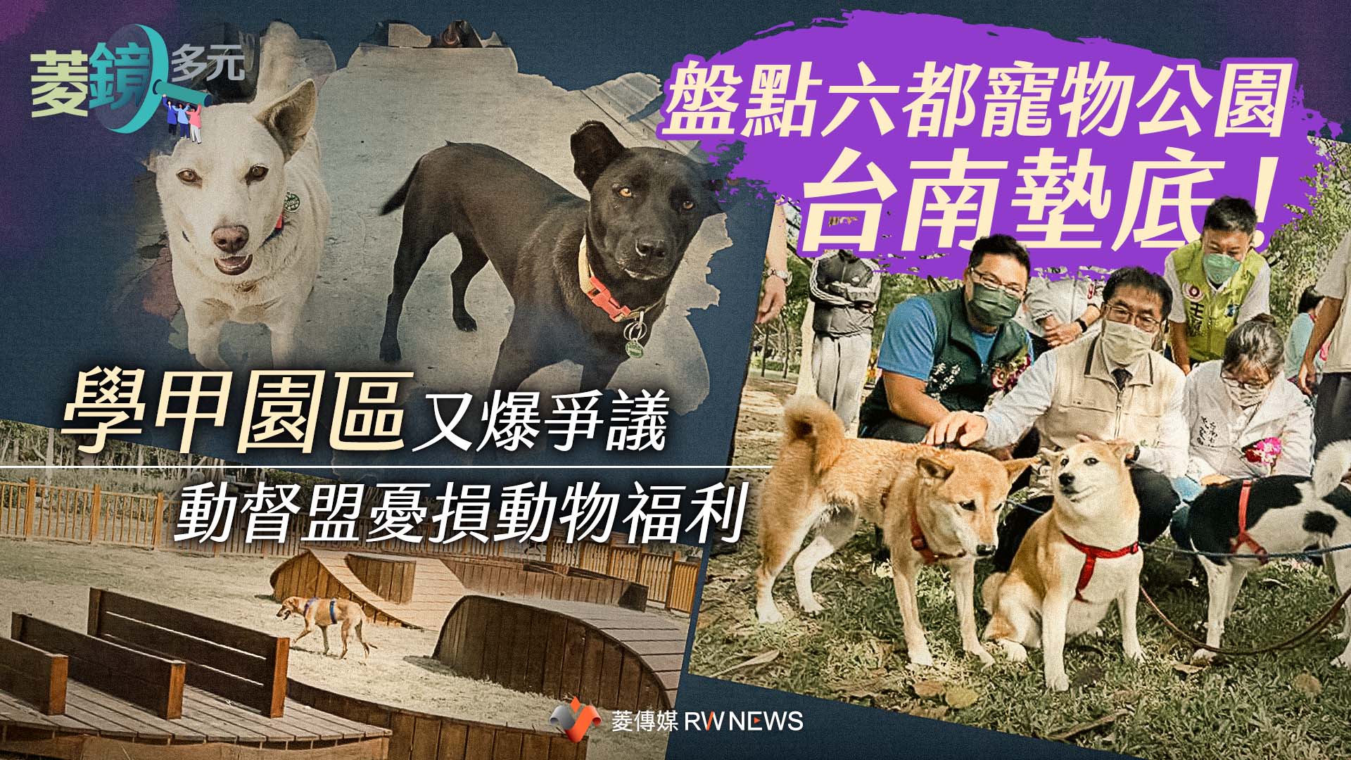 盤點六都寵物公園台南墊底!學甲園區又爆爭議 動督盟憂損動物福利