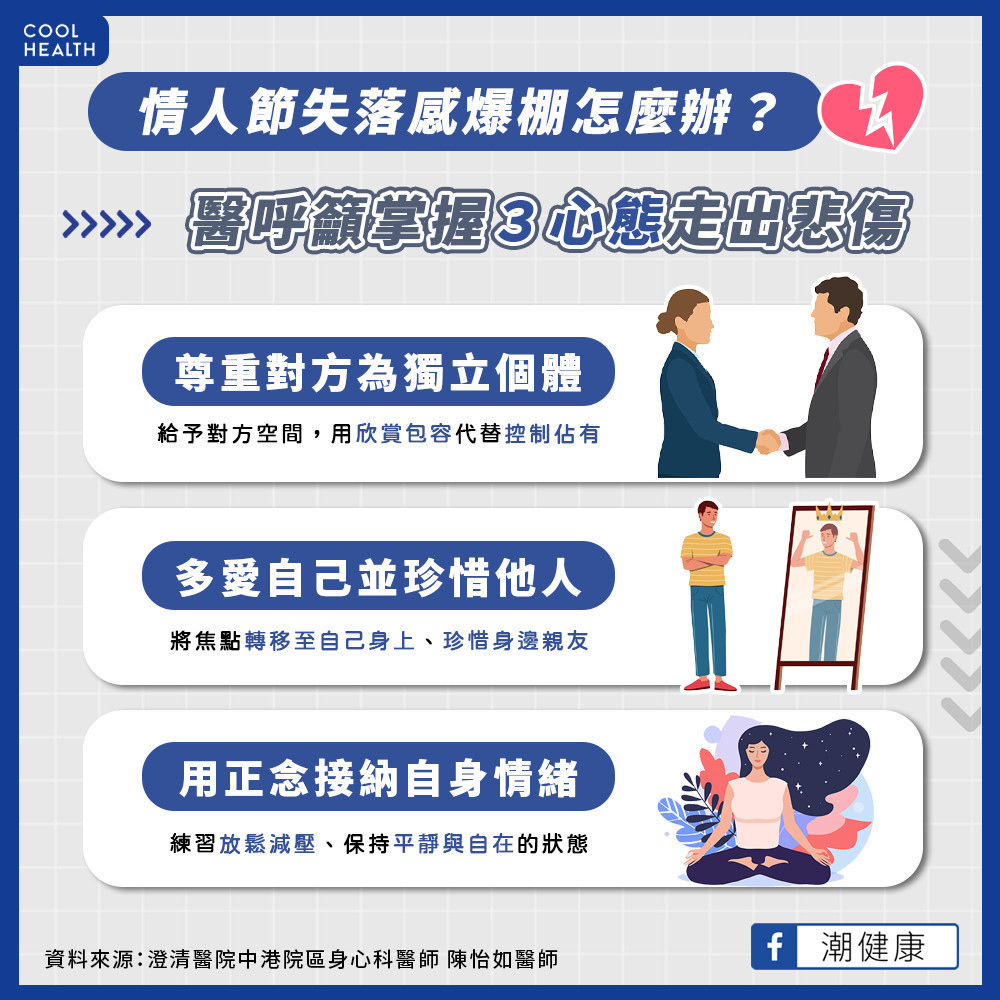 情人節失落感爆棚怎麼辦? 醫呼籲掌握3心態走出悲傷 情人節失落感爆棚怎麼辦? 醫呼籲掌握3心態走出悲傷