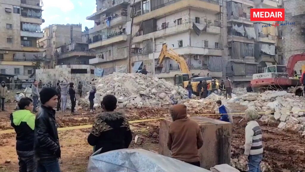 強震重創敘利亞人民的家園(照片來源:Medair)