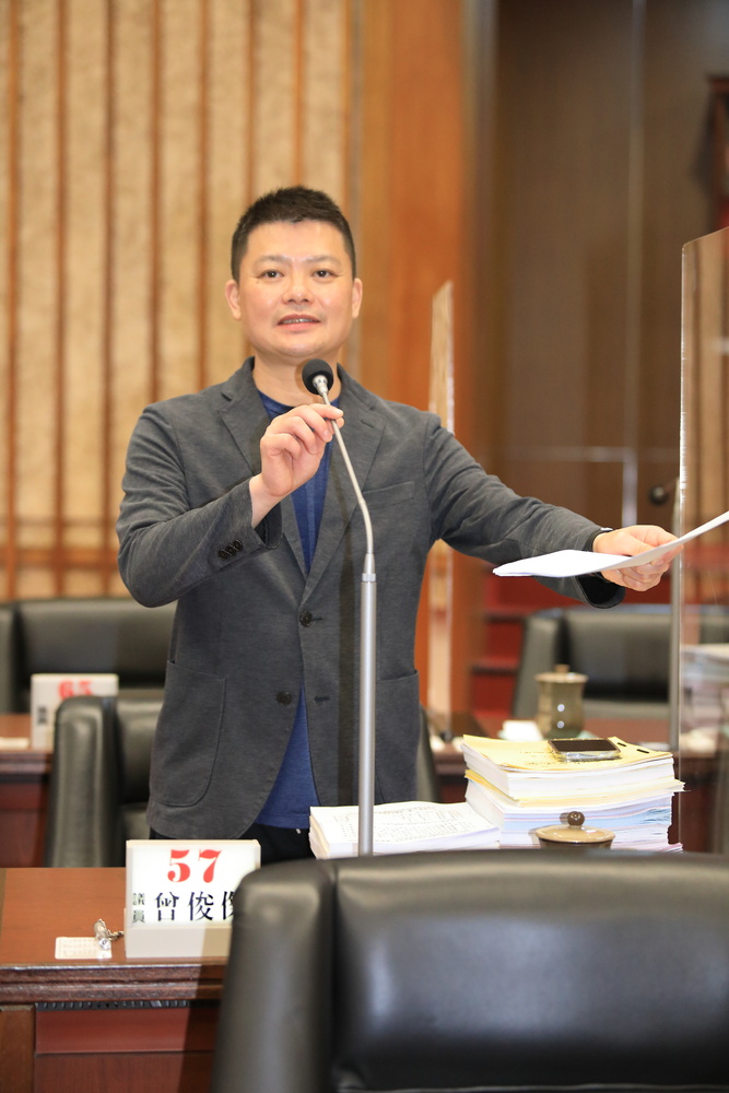 漾新聞|副議長曾俊傑質詢 希望肉品及果菜市場兩案4年內定案完成