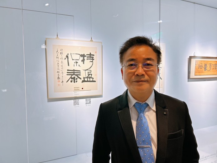 中友時尚藝廊展出林榮森書法藝術創作展