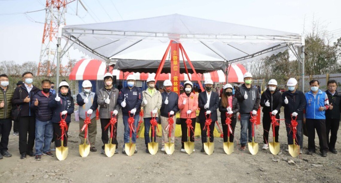 雲林四番地水環境改善工程動土 張麗善:打造環保生態遊憩空間