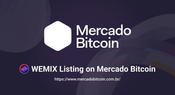 WEMIX登陸巴西支持法幣交易的最大交易所Mercado Bitcoin