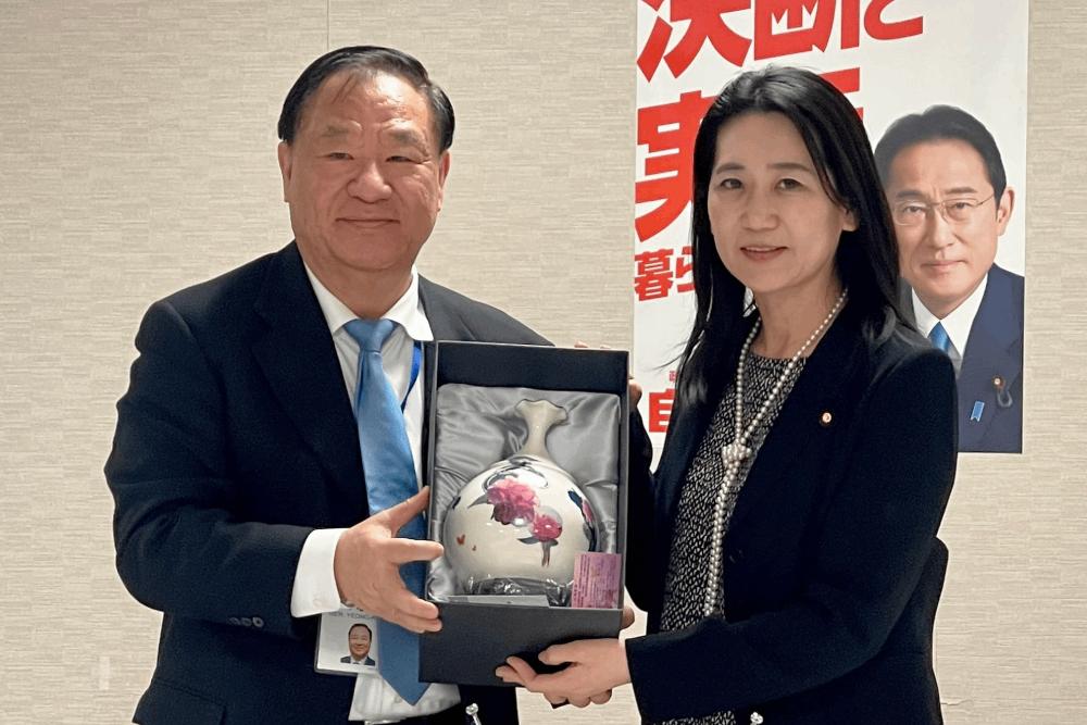 台跨黨派民代訪日 自民黨:台海穩定有助世界穩定 101 照片來自参議院議員松川 るい