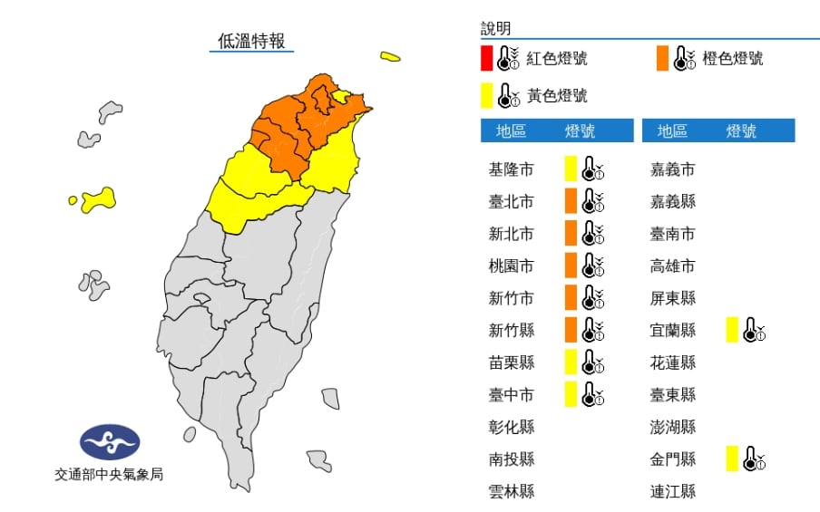 冷氣團發威低溫↓10度!林嘉愷曝「再冷1天就回暖」 這天又轉濕冷