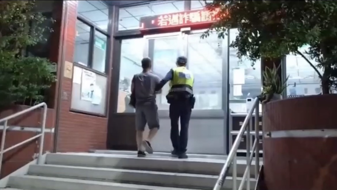 男子酒駕盧半天還是躲不過被逮捕送辦