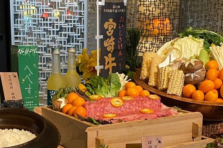 宮崎牛連續4屆獲得「和牛奧林匹克賽事」最高榮譽。 記者-黃千珮/攝