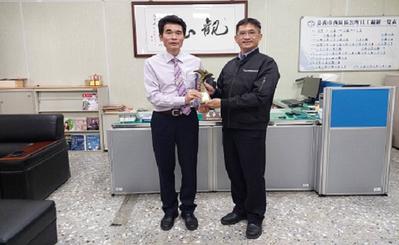 蟬聯節電冠軍 嘉市西區獲頒節電王獎