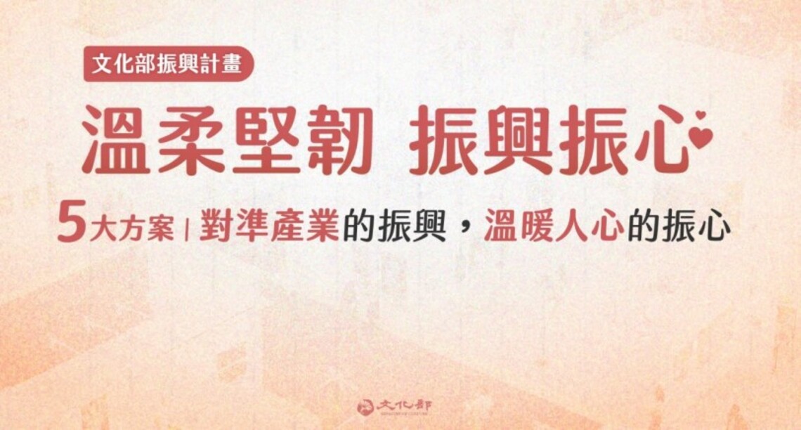 文化部爭取疫後「振興振心」方案   以文化彌補逝去的青春 擴大文化成年禮金