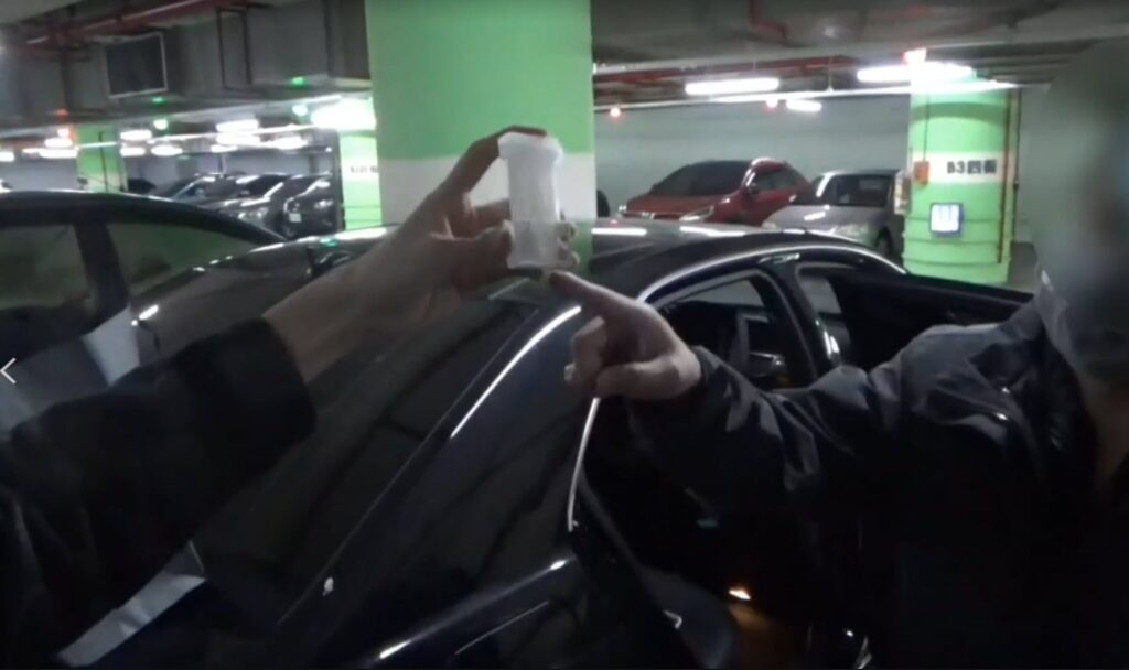 查緝犯嫌現場測試毒品
