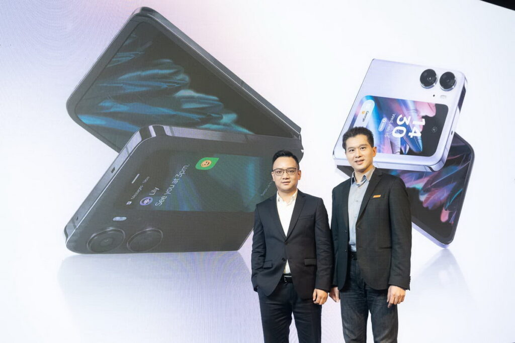 聯發科技無線通訊事業部副總經理李彥輯博士與OPPO 台灣市場總經理劉金一同展望手機產業榮景。