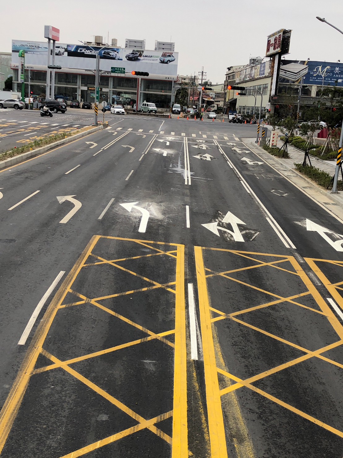 台南永安路標線重整 減少交織提昇安全