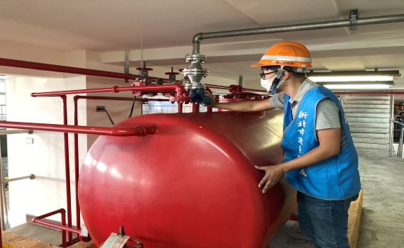 新北抽水站油槽更優化 避免環境污染、事先防止災害