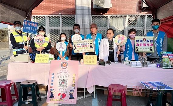 白沙屯媽祖進香活動 北港警預防犯罪宣導