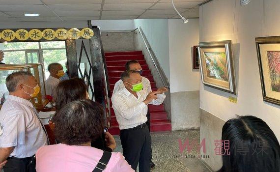 彰化榮家推廣藝文風氣 邀藝術家曾永錫畫家駐點教學作畫