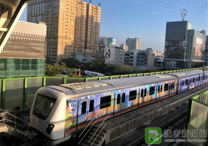 「科學X永續」彩繪列車中捷啟動 車廂變身科學教室
