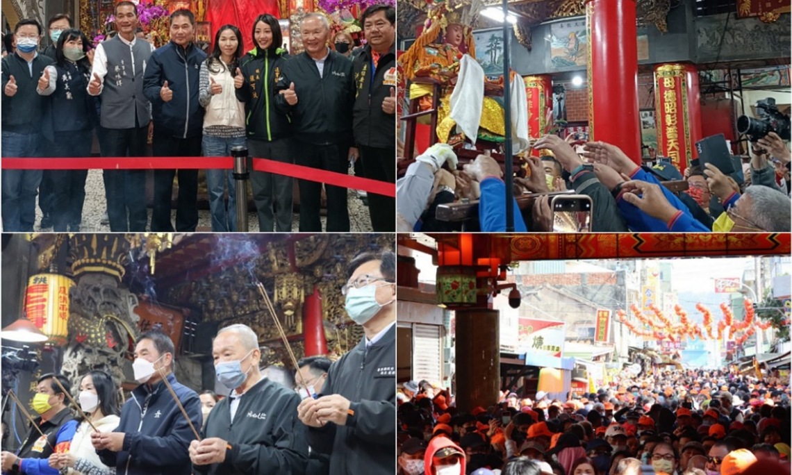 白沙屯媽祖今下午回鑾 人潮擠爆熱情相迎