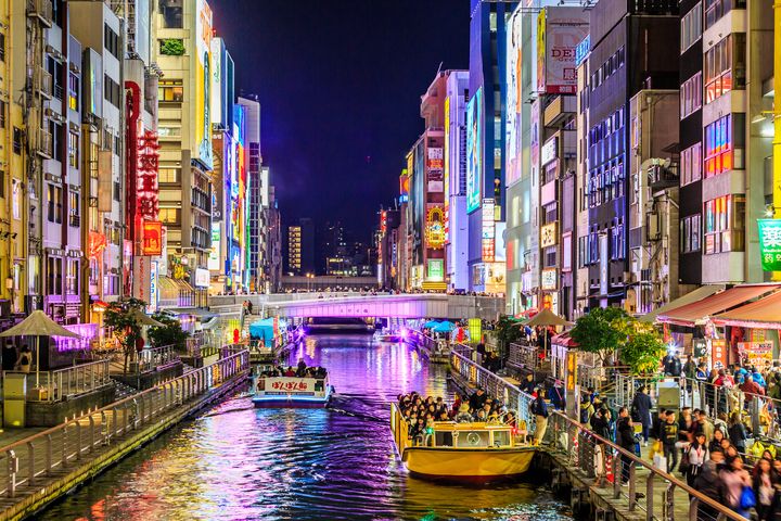 大阪道頓崛夜色絢爛。 圖:喜鴻假期/提供