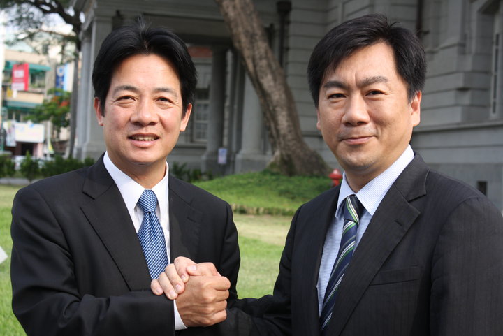 陳宗彥(右)被視為賴清德嫡系人馬。翻攝陳宗彥臉書
