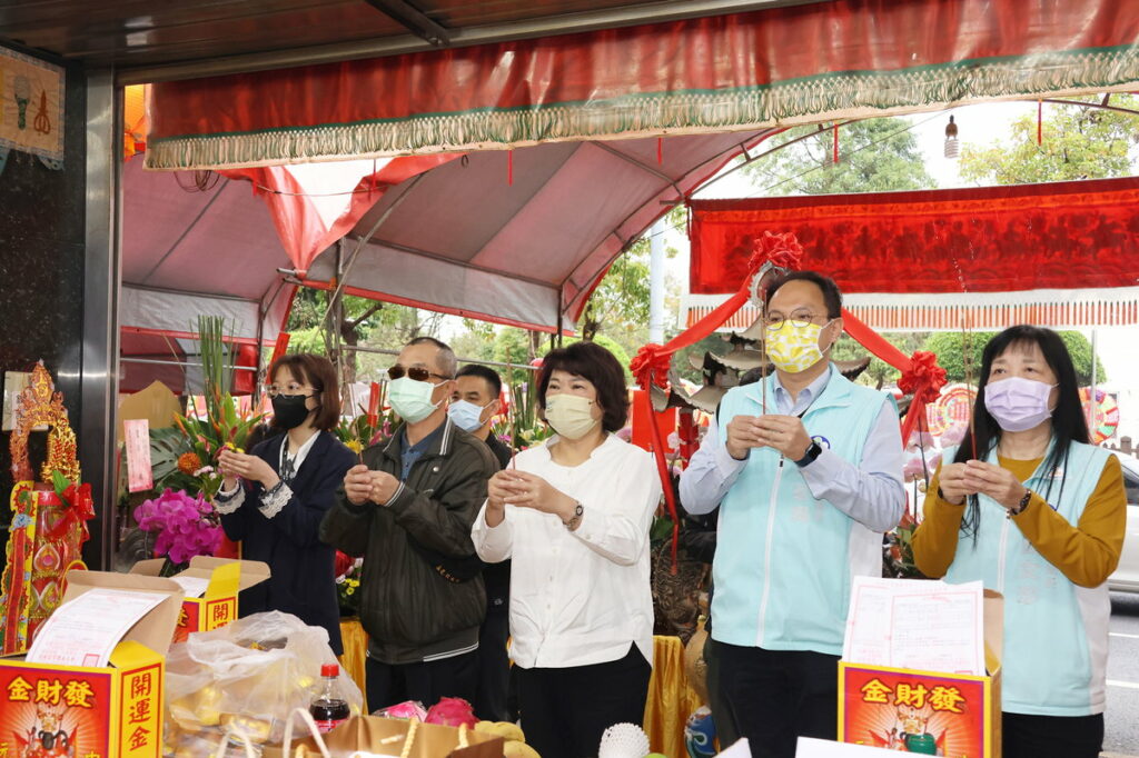 市長北安宮參拜