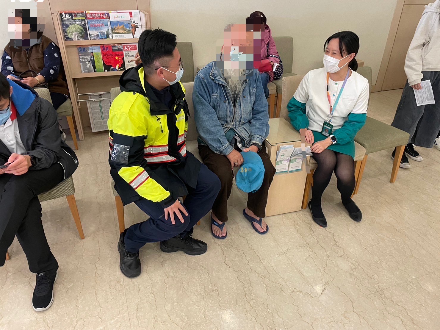 中市警四分局日前成功阻詐守住老翁8萬元。(圖/記者謝榮浤翻攝)