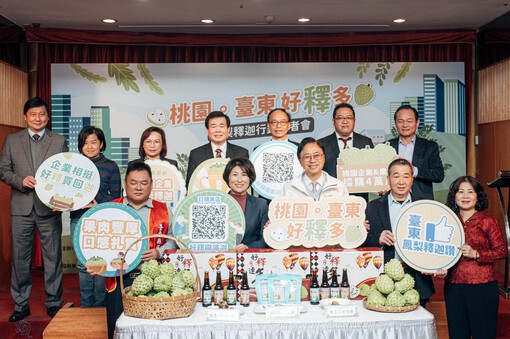 鳳梨釋迦營養價值高，富含膳食纖維、維他命C、蛋白質及礦物質等營養，有助於消化及增進健康。(桃園市政府提供)