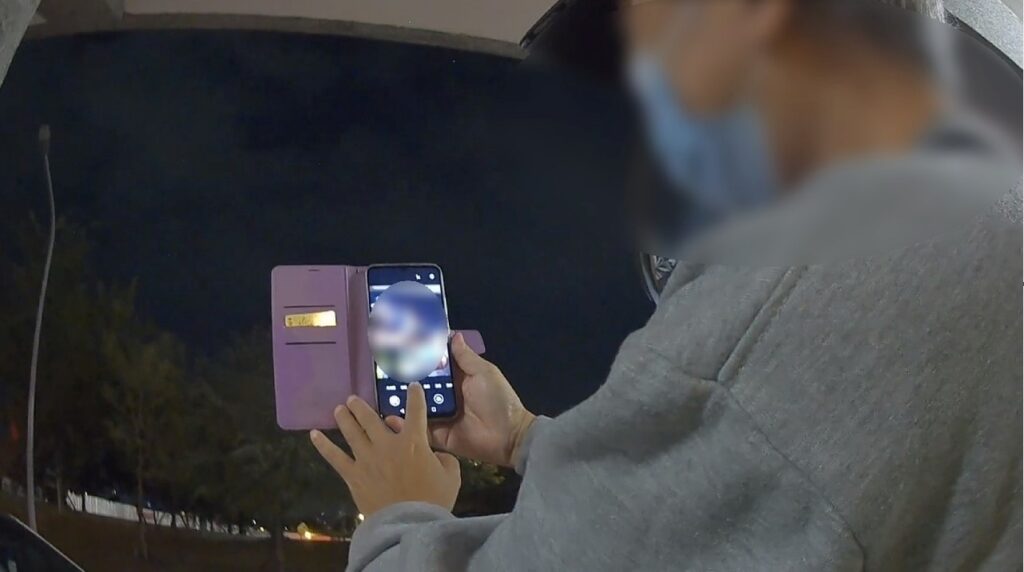▲ 香港籍男子在臺中火車站迷路,趕緊向員警求援 (圖/台中市警察局 提供)