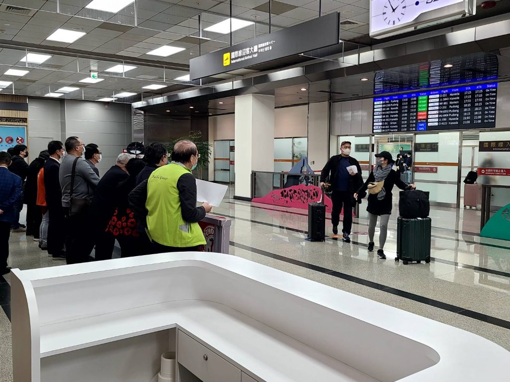 疫後松機客運量較疫前指恢復百分之五十左右。(記者林金聖攝)