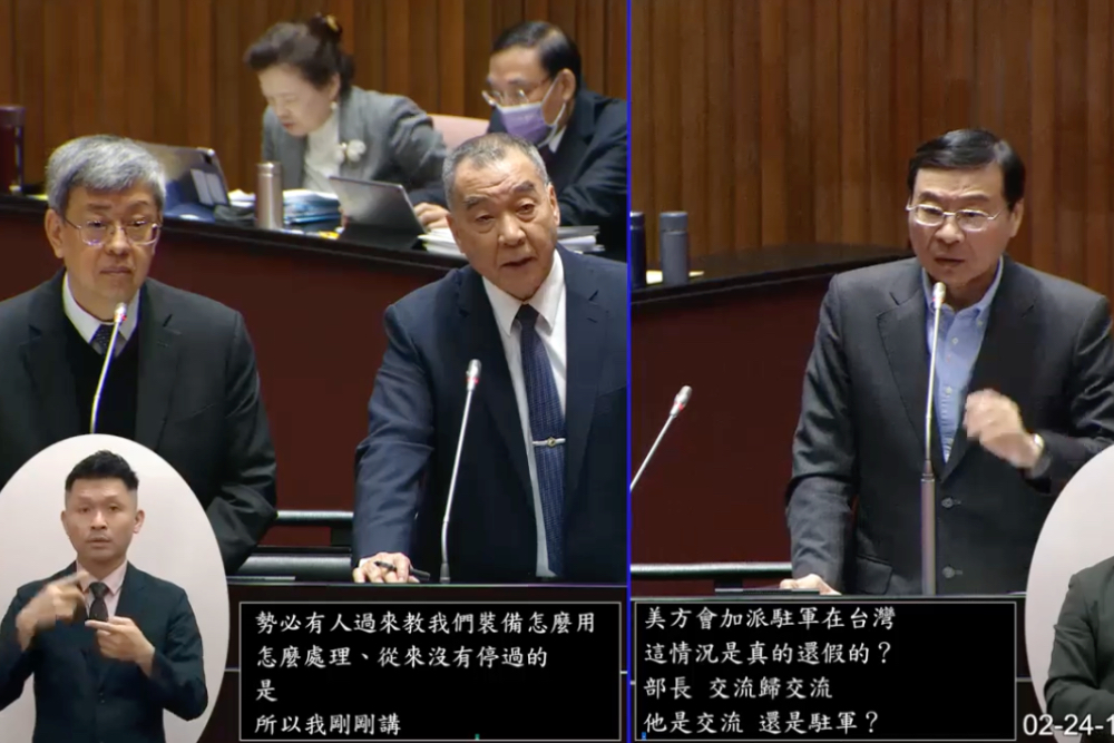 陳建仁登板迎質詢 國民黨立委起手問是否為任命陳宗彥道歉 98 國民黨團總召曾銘宗24日質詢行政院長陳建仁、國防部長邱國正。