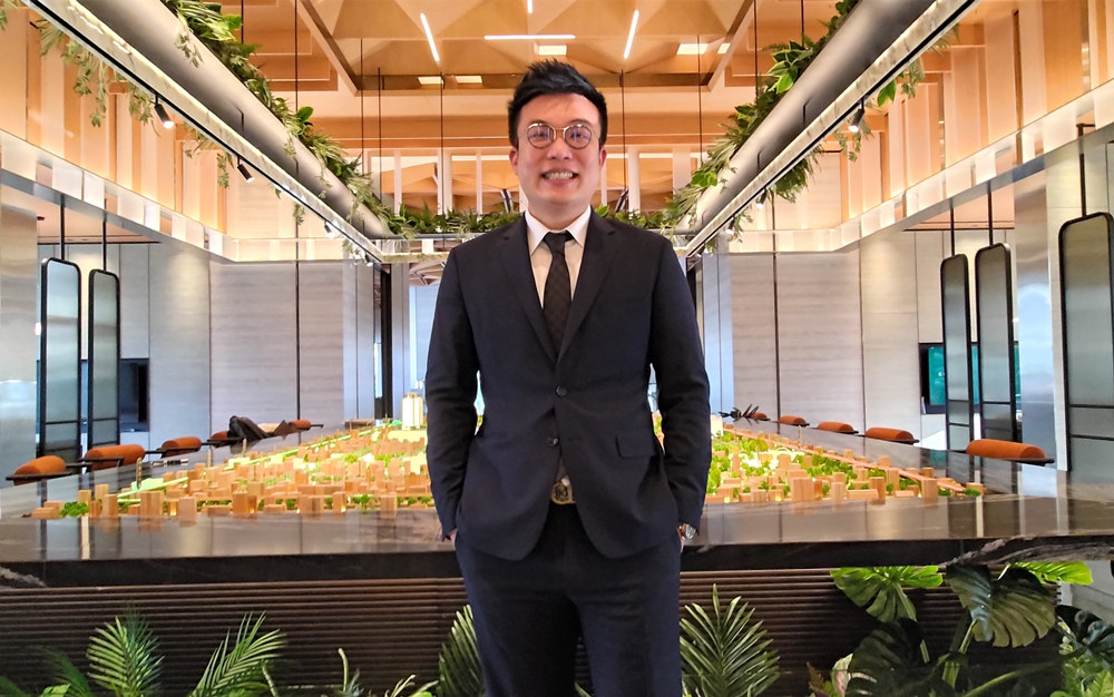 負責銷售亞新一緻的維昕國際建築總經理楊濬輔。(圖/維昕國際提供)