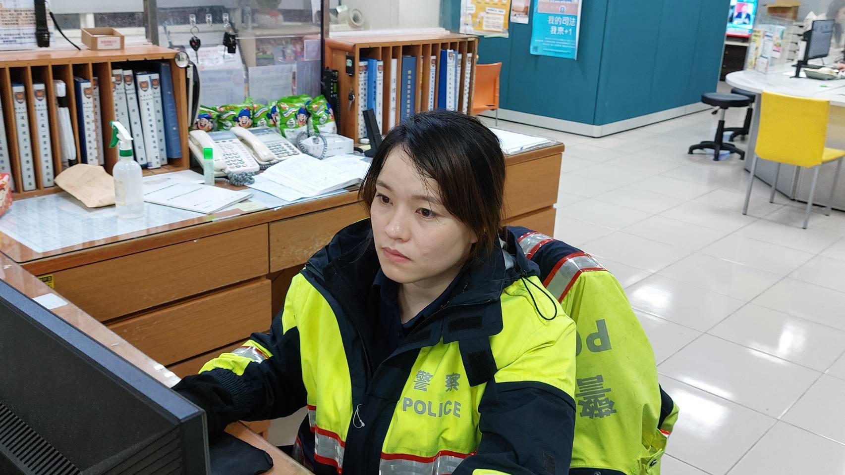 員警陳于書為柔道黑帶三段高手,獲獎無數。(記者宋紹誠翻攝)