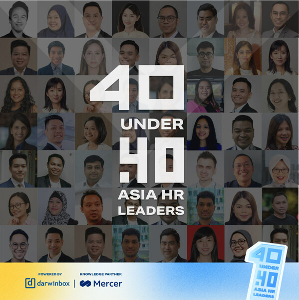 Darwinbox 慶祝第一屆40位40歲以下亞洲人力資源領導者2022年度獎項