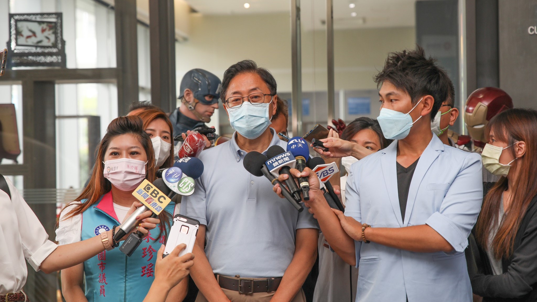 針對研究案被控抄襲，張善政今受訪時指是選舉抹黑，不能接受。張善政提供