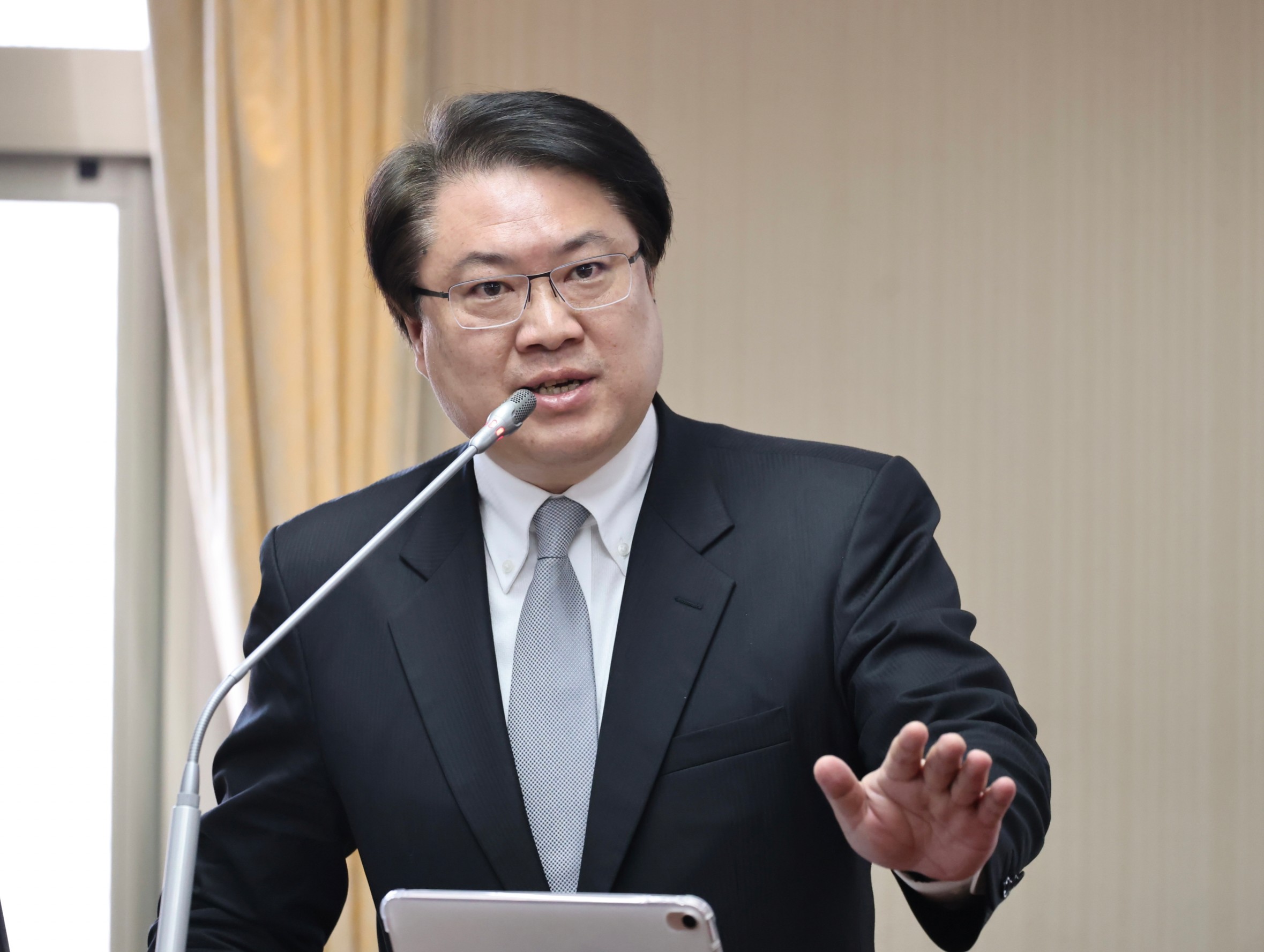 內政部長林右昌。林啟弘攝