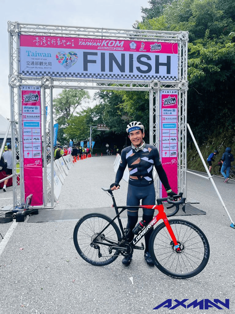 演員楊一展,這次將參加 226 接力組的騎車路段