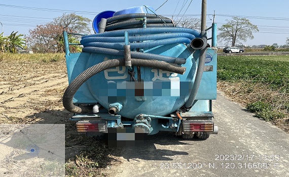 偷倒水肥 衛生工程行遭嘉義縣環保局移送法辦