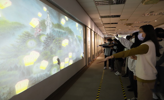 南華大學緬懷星雲大師 結合數位互動科技點亮心燈辦特展