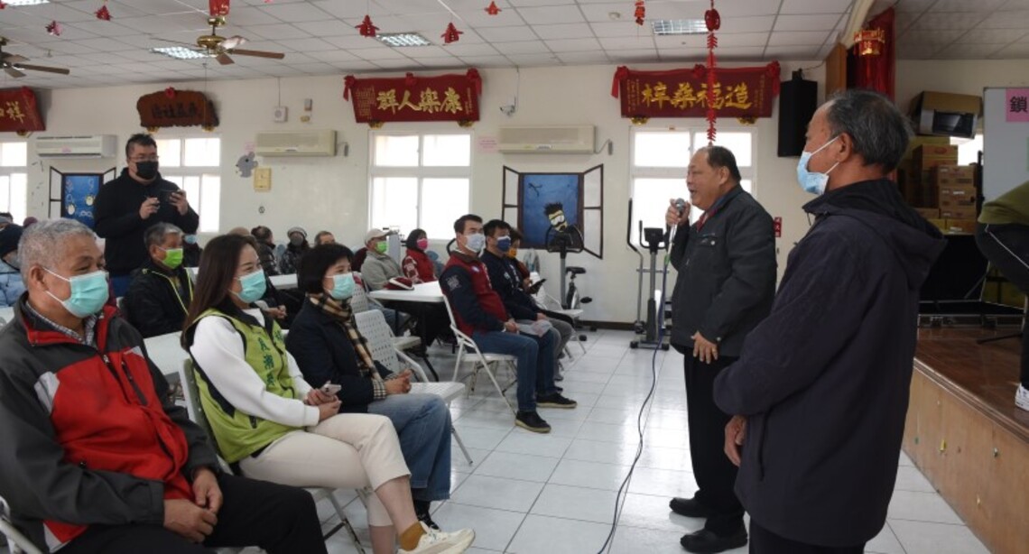 鎖港里樂活銀髮共餐 陳光復：提升長照品質 打造樂齡幸福城市