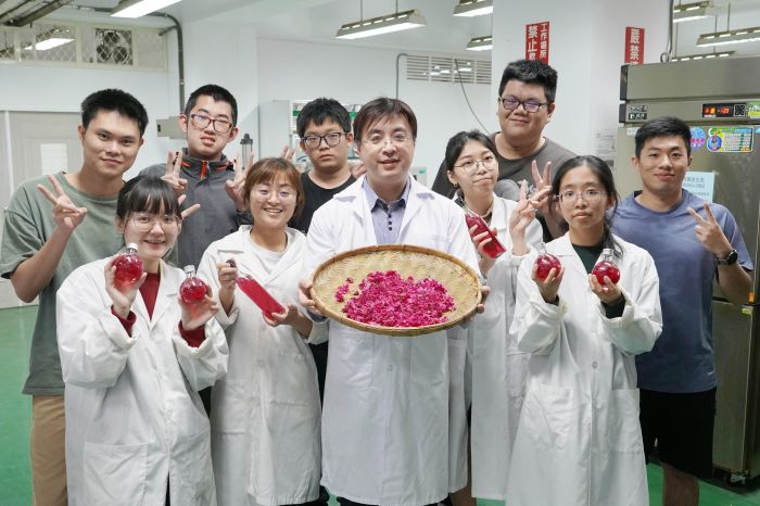 留住櫻花的美麗與芬芳  大葉大學藥保系學生製做櫻花酒