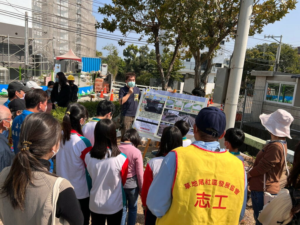 學童參與道爺圳糯米橋築夢計畫工程說明會巡禮