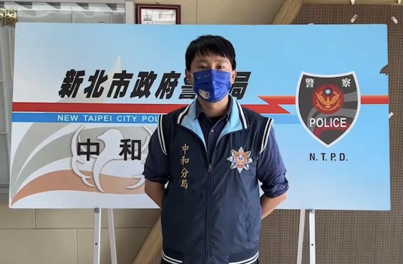 中和分局偵查隊副隊長田啟廷說明。（記者徐煜勝翻攝）