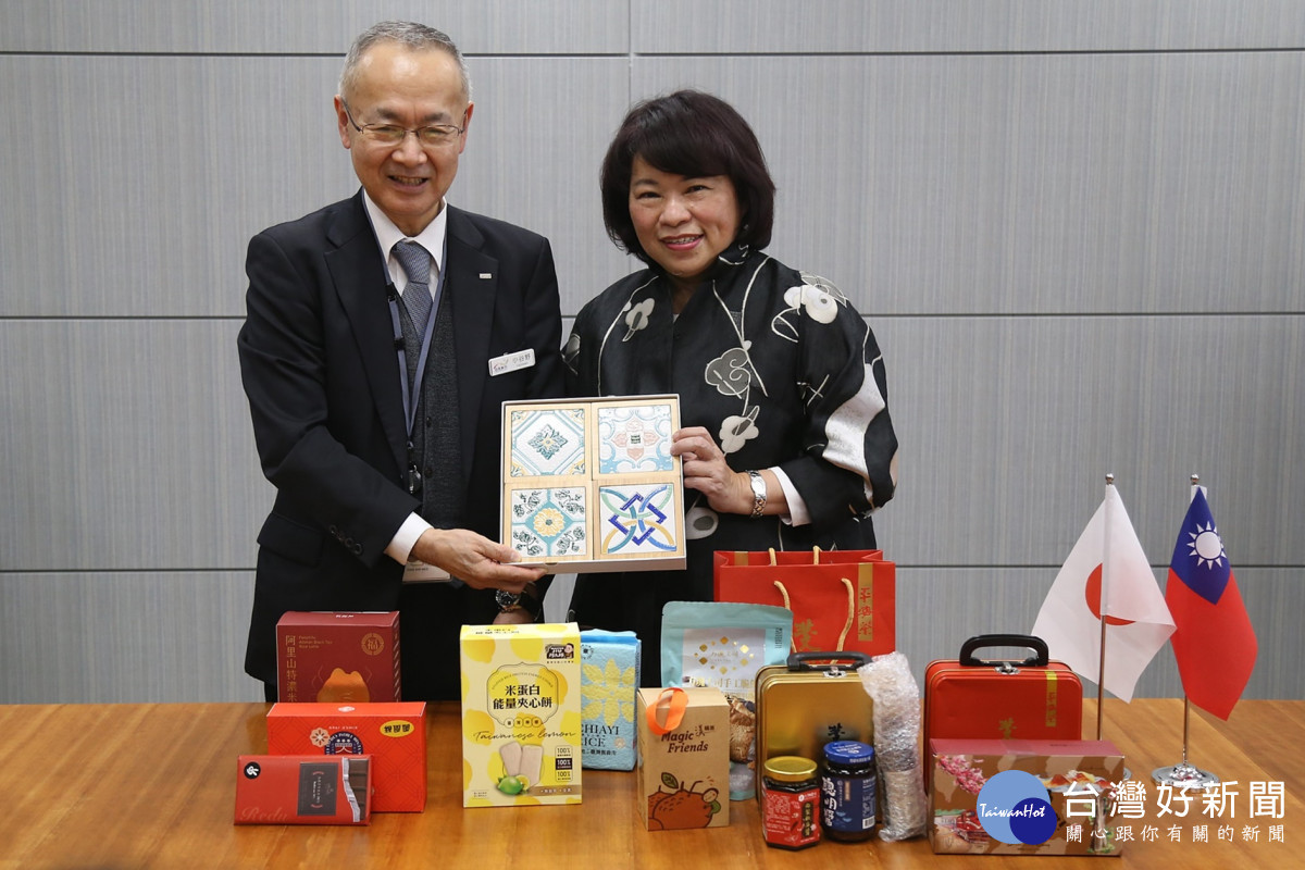 嘉義市長黃敏惠率團拜會「日本旅行」旅行社,與「日本旅行」旅行社聯手力拚台日觀光,為雙方重啟合作做好準備/嘉義市府提供