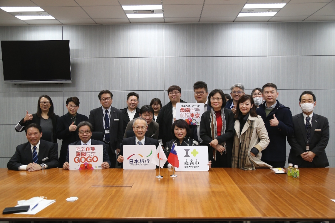 睽違4年重啟合作!嘉義市長黃敏惠拜會日本旅行社長小谷野悅光