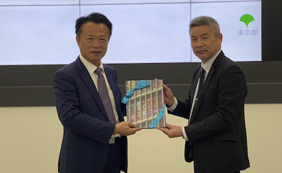 翁章梁率團參訪東京都廳危機管理部進行台日防災交流