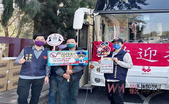 北港警號召響應捐血 宣導反詐騙、交通安全