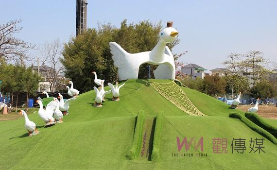 雲林鵝樂園獲銅級環保認證 副縣長貼榜祝賀期領頭促動
