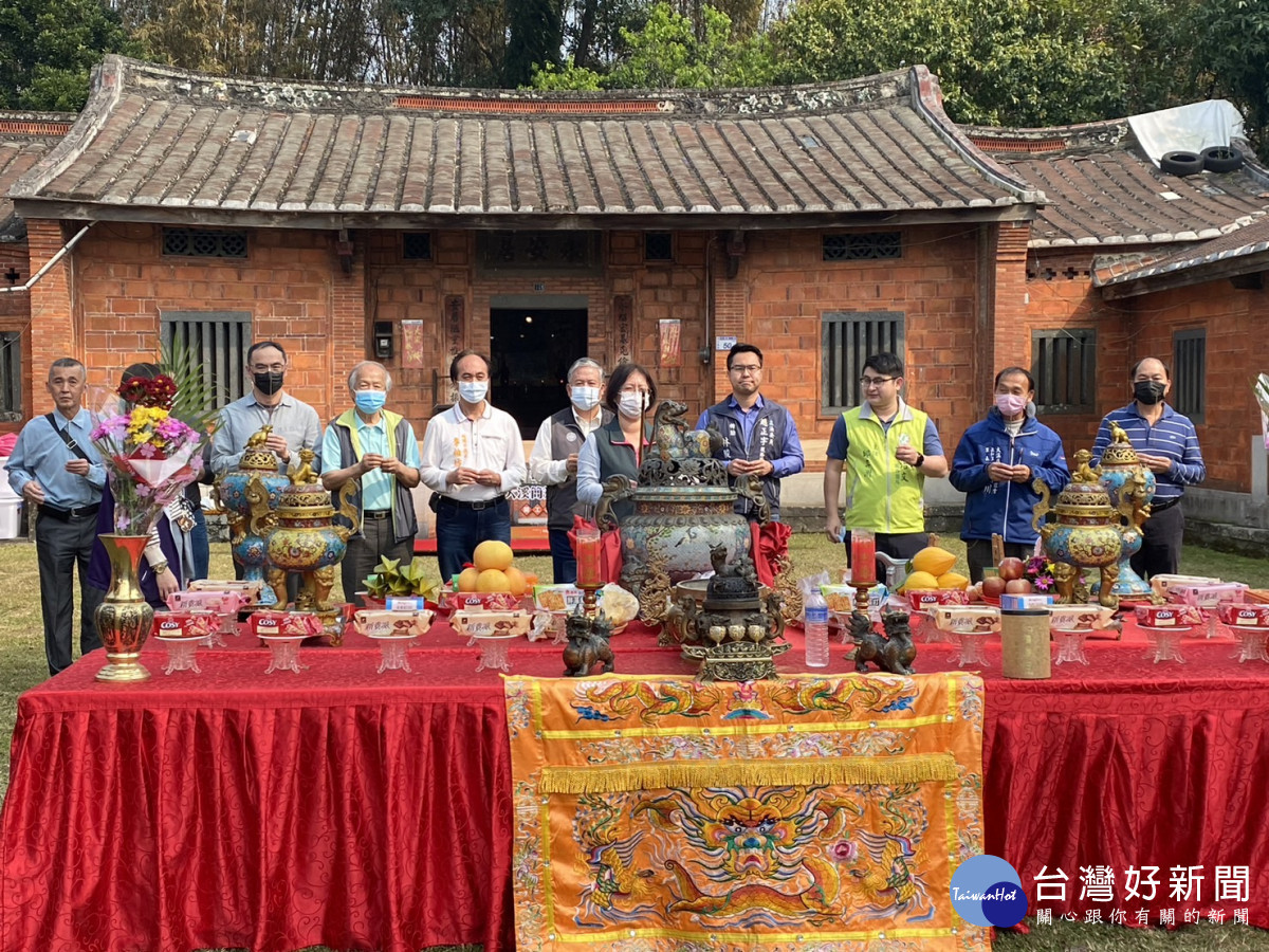 桃園市定古蹟「大溪簡送德古宅」修復工程，開工祈福暨施工說明會。