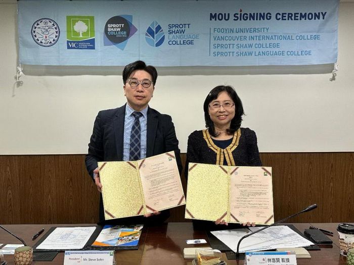拓展學子國際視野! 輔英科大與加拿大學院MOU合作
